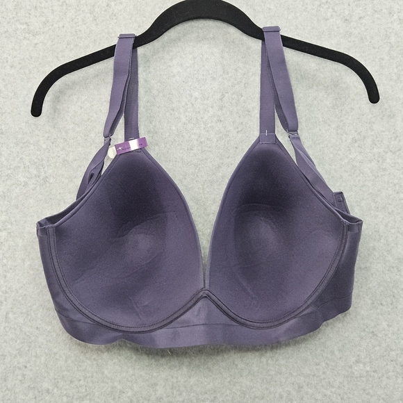 NWOT Bali 2xl Comfort Revolution Soft Wireless T-Shirt Bra 3460 Purple 112089 - Picture 6 of 6